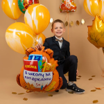 Шар (28''/71 см) Фигура, Школьный рюкзак, 1 шт. в уп., 23308