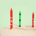 Свечи Пиксели, 0,8*8 см, 8 шт., 630273