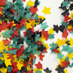 Пневмохлопушка (12/30 см), Game Time, Пиксели, Звезды тишью, Ассорти, 1 шт., 823158