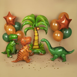 Шар (35''/89 см) Фигура 3D, Динозавр Диплодок, 1 шт. в уп., 24890