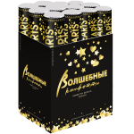 Пневмохлопушка (12/30 см), Сердца фольга, Золото, 1 шт., 823129