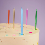 Свечи Ассорти, Металлик, 0,55*9,5 + 1 см, 8 шт. с держат., 630258