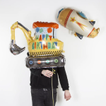 Шар (31''/79 см) Фигура, Экскаватор, 1 шт. в уп., 25290-P