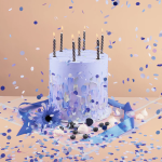 Свечи Полоски, Черный/Белый, 0,55*8 + 1 см, 12 шт. с держат., 630251