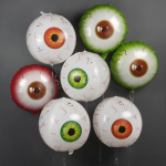 Шар 3D (22''/56 см) Сфера, Хэллоуин, Глаз Монстра, Красный, 1 шт., 23505