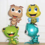 Шар (28''/71 см) Фигура, Счастливый кузнечик, 1 шт., 19884