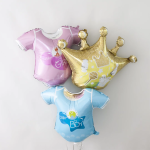 Шар (30''/76 см) Фигура, Корона, Сверкающие искры, Золото, 1 шт., R2579