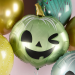 Шар (22''/56 см) Фигура, Тыква на Хэллоуин, Зеленый, 1 шт., G72111