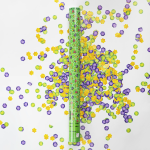 Пневмохлопушка (24/60 см), Game Party, Кристаллы бумага, Ассорти, 1 шт., 501564