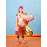 Шар (29''/74 см) Фигура, Гриб Мухомор, Розовый, 1 шт., 23170