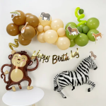 Шар (35''/89 см) Фигура, Веселая обезьянка, 1 шт. в уп., 23539P