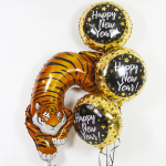 Шар (42''/107 см) Фигура, Дикий тигр, 1 шт., 901855