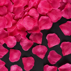 Искусственные лепестки роз, Фуксия, 5,5*5,5 см, 150 г., 6232424