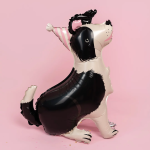 Шар 3D (36''/91 см) Щенок в колпачке, 1 шт. в уп., 26603