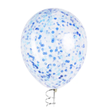 Конфетти тишью Круг, Голубой микс, 1 см, 50 г., 6015237