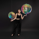 Шар 3D (22''/56 см) Сфера, Зеркальный, Хамелеон, 1 шт. в уп., 24954