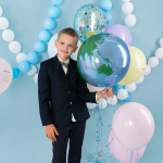 Шар 3D (18''/46 см) Сфера, Планета Земля, 1 шт., G74004