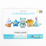 Шар Гирлянда (40''/102 см) Фигура, Подарки для мальчика, Голубой, 2 шт. в уп., 19865