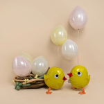 Шарики пенопласт, Цветной микс, Мультиколор, Макарунс, 6-8 мм, 10 гр., 6233995