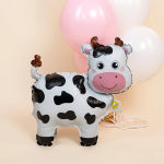 Шар (24''/61 см) Фигура 3D, Милая корова, 1 шт. в уп., 27307