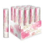 Пневмохлопушка (12/30 см), Лепестки роз, Красный, 1 шт., 923002