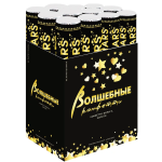 Пневмохлопушка (12/30 см), Звезды фольга, Золото, 1 шт., 823130