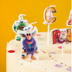 Свечи Буба, Играем Вместе, 3,5*4,5 + 3,5 см, 5 шт. с держат., 50910