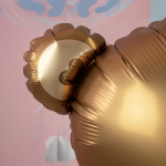 Шар 3D (47''/119 см) Фигура на подставке, Медвежонок для малыша, 1 шт. в уп., GK70017-P