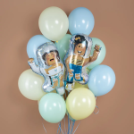 Шар (29''/74 см) Фигура, Блоки, Девочки Герои, 1 шт., 27044