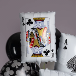 Шар (22''/56 см) Фигура, Покер, Карта Король Треф, 1 шт., 26863