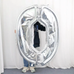 Шар (65''/165 см) Цифра, 0 Каркасная, 1 шт. в уп., 131370