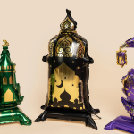 Шар 3D (35''/89 см) Фигура на подставке, Сказки Востока, Лампа, 1 шт. в уп., 27402