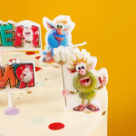 Свечи Буба, Играем Вместе, 3,5*4,5 + 3,5 см, 5 шт. с держат., 50910