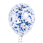 Конфетти фольга Звезда, Королевский синий, Металлик, 1,5 см, 50 г., 6015209