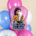 Шар (22''/56 см) Фигура, Девочки Аниме, Дизайн №2, 1 шт., 27522