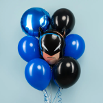 Шар (22''/56 см) Фигура, Голова, Бэтмен, 1 шт. в уп., 24518