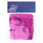 Конфетти фольга Круг, Розовый, Металлик, 2 см, 50 г., 6015423