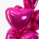 Шар (18''/46 см) Сердце, Фуше, 1 шт., 201500F