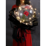 Шар (18''/46 см) Сфера, Deco Bubble (черная упаковка), широкий клапан, Прозрачный, Кристалл, 10 шт. , 5523182