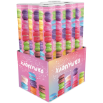 Пневмохлопушка (12/30 см), Макарунс, Круги тишью, Ассорти, 1 шт., 723034