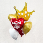 Шар (31''/79 см) Фигура, Корона, Золото, 1 шт. в уп., 220960