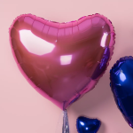 Шар (36''/91 см) Сердце, Фуше, 1 шт. в уп., 36014M-P