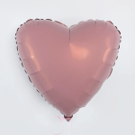 Шар (19''/48 см) Сердце, Пустынная роза, Бохо, 1 шт., 228058