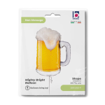 Шар (29''/74 см) Фигура, Пиво в кружке, 1 шт. в уп., 35910WE-P