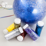 Шар (12''/30 см) Мини-сфера, Deco Bubble (синяя упаковка), Прозрачный, Кристалл, 10 шт. в уп., 550171