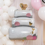 Шар (46''/117 см) Фигура, Свадебный торт, 1 шт., 23281