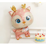 Шар (29''/74 см) Фигура, Олененок, Розовый, 1 шт. в уп., 21975P