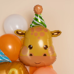 Шар (29''/74 см) Фигура, Жираф в колпачке, 1 шт., 26321