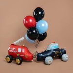 Шар (26''/66 см) Фигура 3D, Пожарная машина, Сатин, 1 шт. в уп., 27107