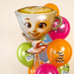 Шар (36''/91 см) Фигура, Балерина, 1 шт. в уп., 27408P